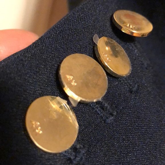 Anne Klein Midnight Navy Classic Blazer - Picture 4 of 5